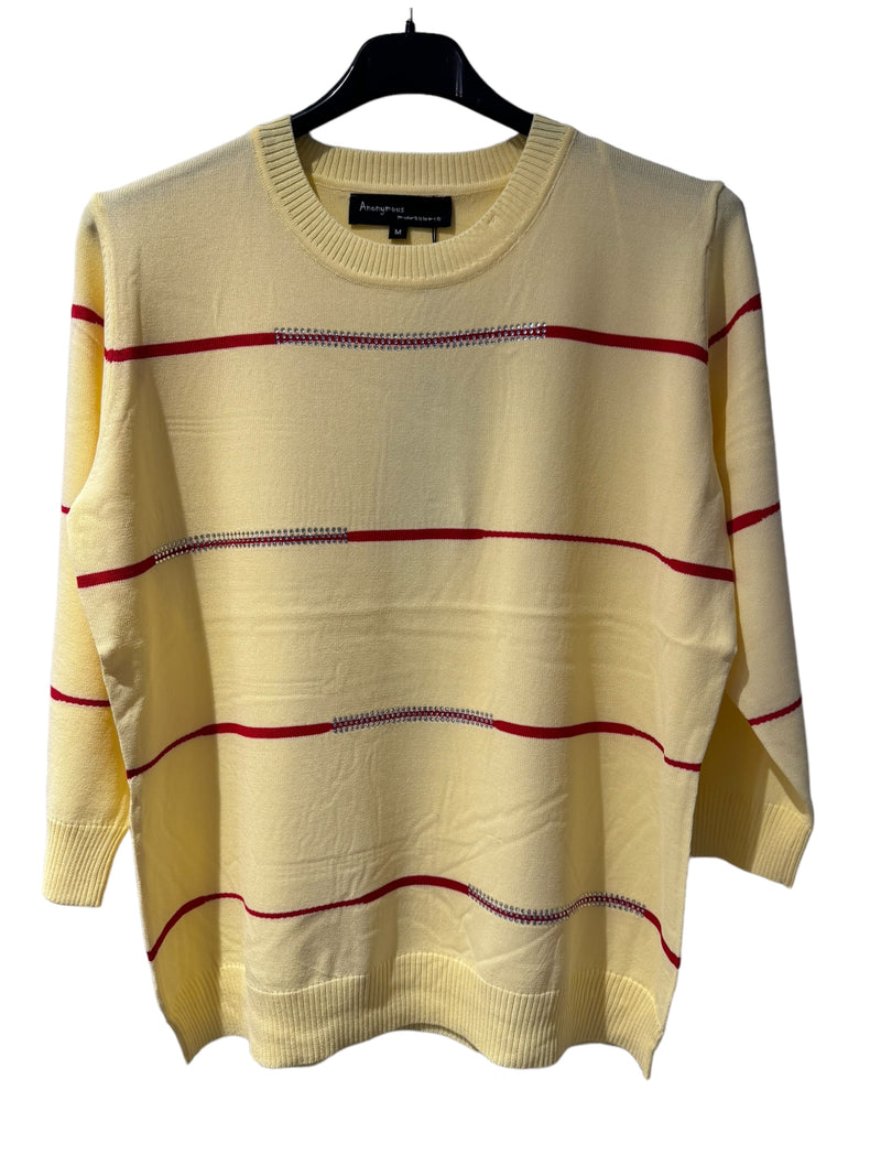 Mustard 60s design jumper