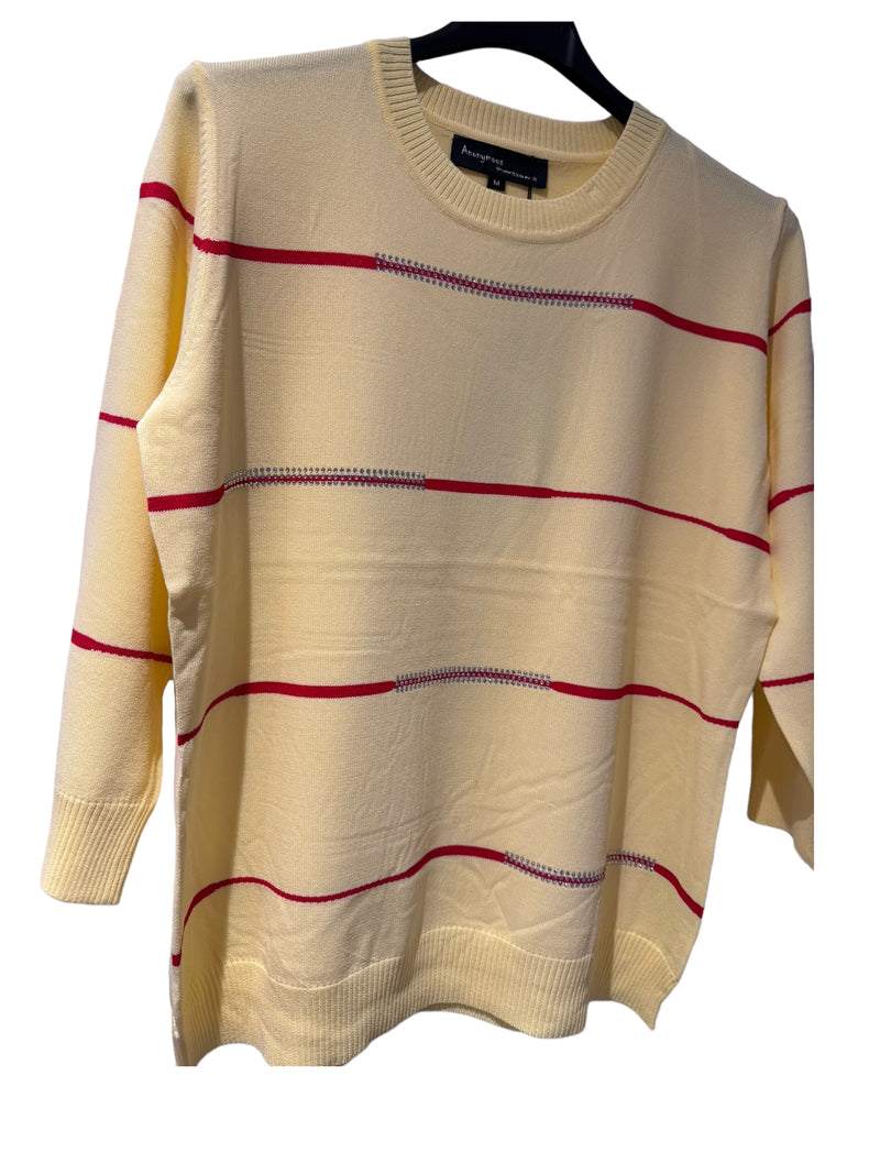 Mustard 60s design jumper