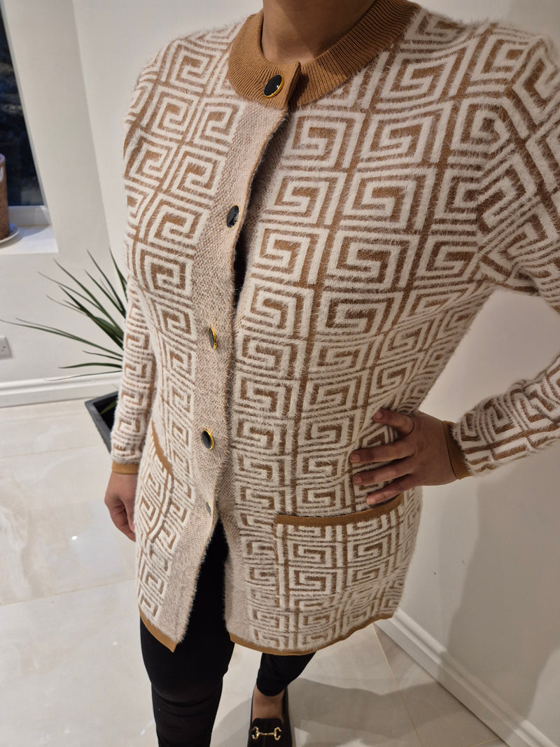 Anonymous Soft & Cosy Jacket/Cardigan With Gold Buttons
